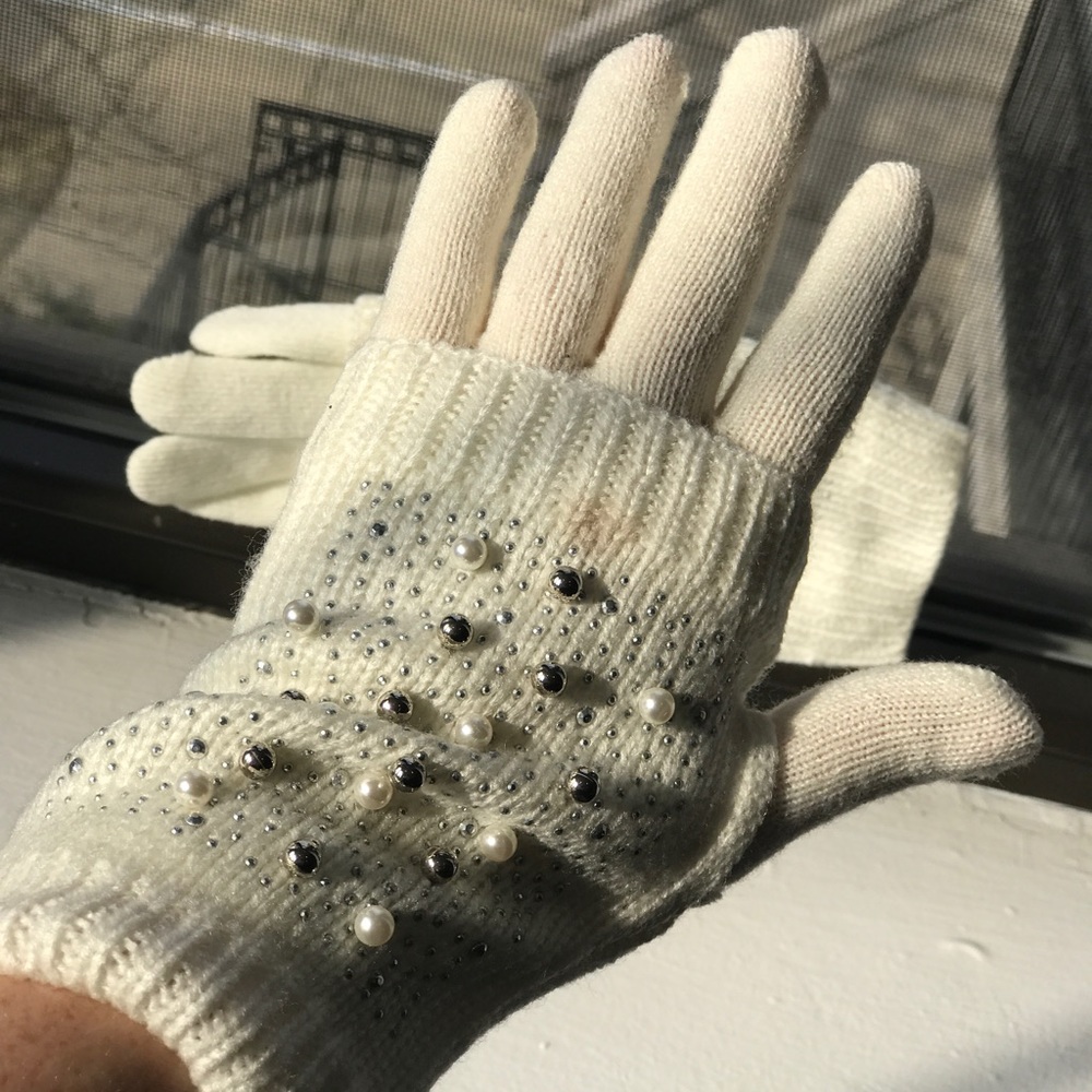 Knit Arm Warmer Convertible Mitten Gloves