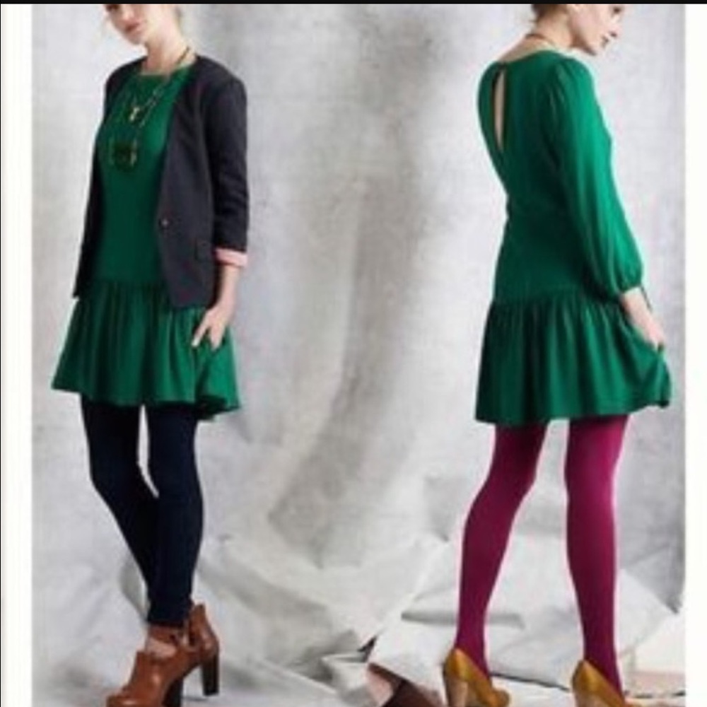 Anthropologie Meadow Rue Dropwaist mini dress