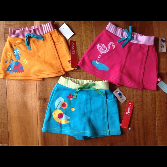 Zutano Terry Skorts 6M 12M 18M - Picture 1 of 16