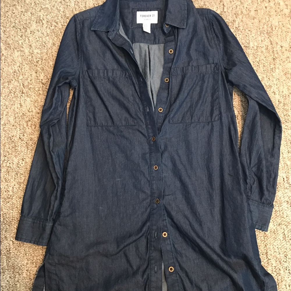 Denim Button Up