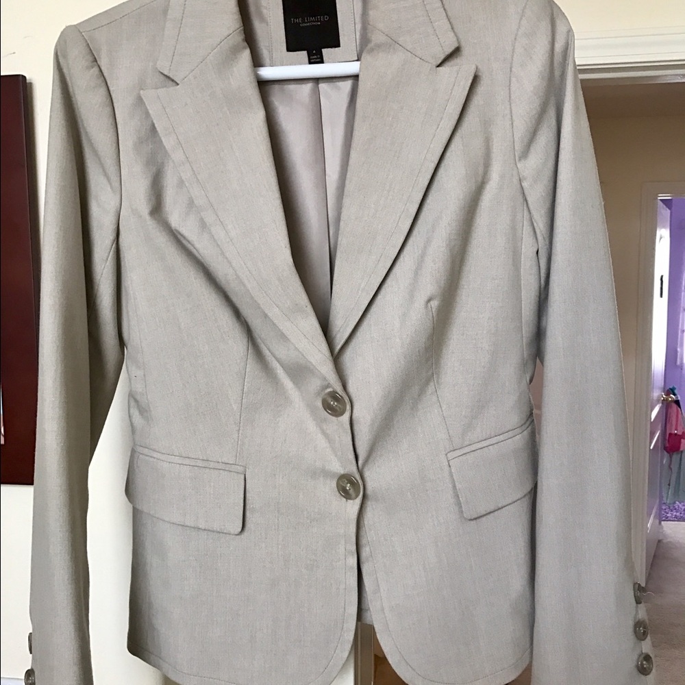 Suit = jacket + pants from THE LIMITED