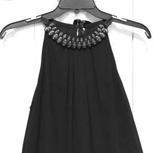 Max Studio Jewel-collared Dress
