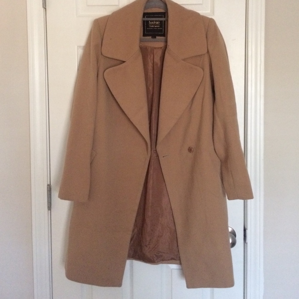 Boohoo Camel Coat