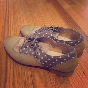 Cute heart oxfords