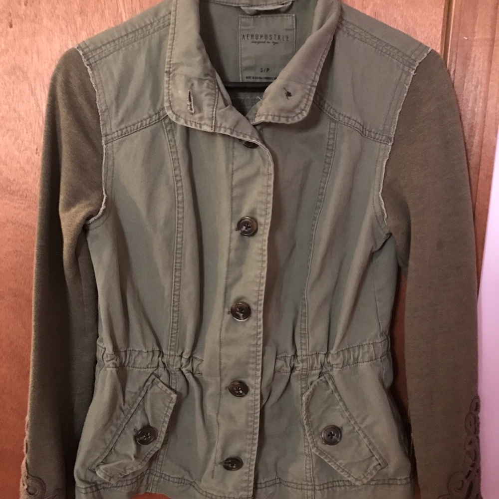 Army green jacket