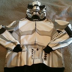 Stormtrooper zip up to head hoodie