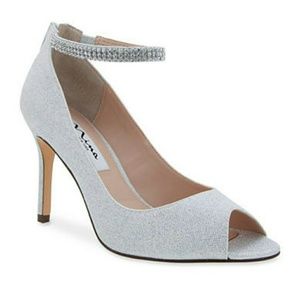 Nina Remini Heels in Silver Bliss
