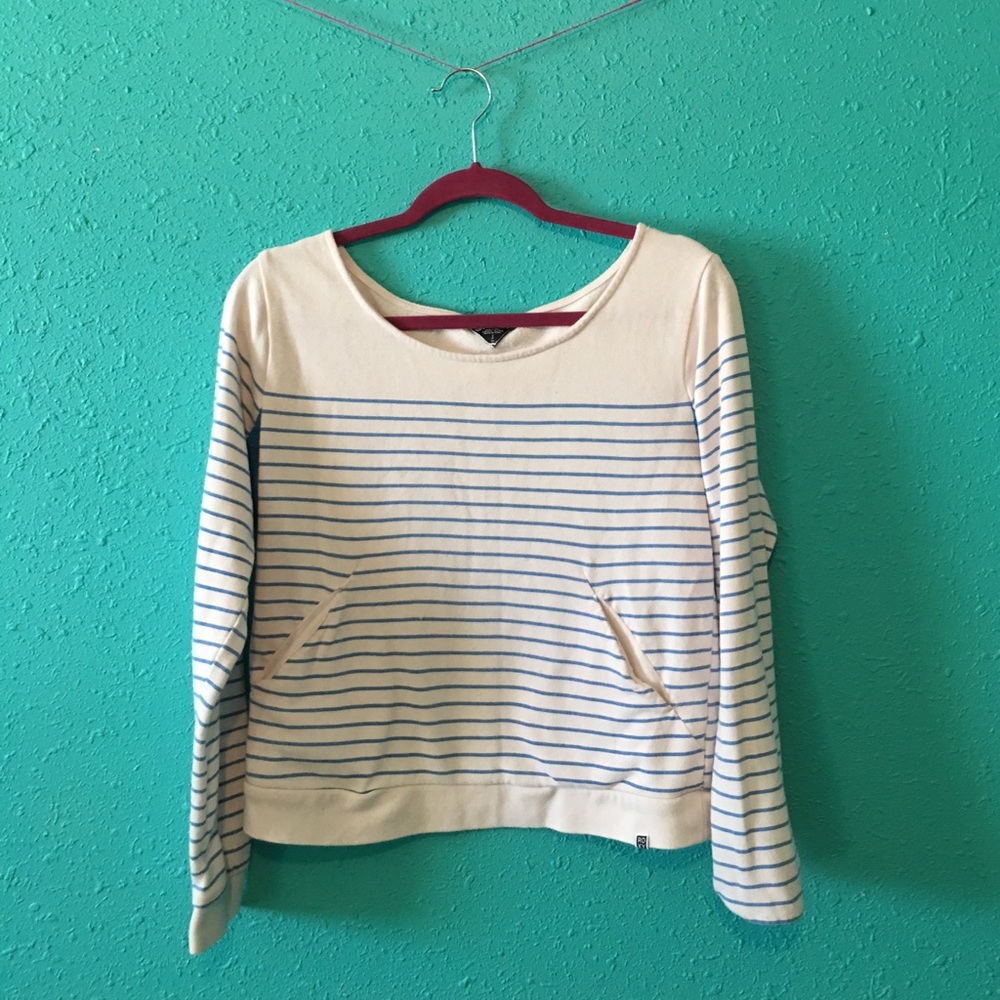 Striped light sweater