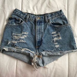 High waisted shorts