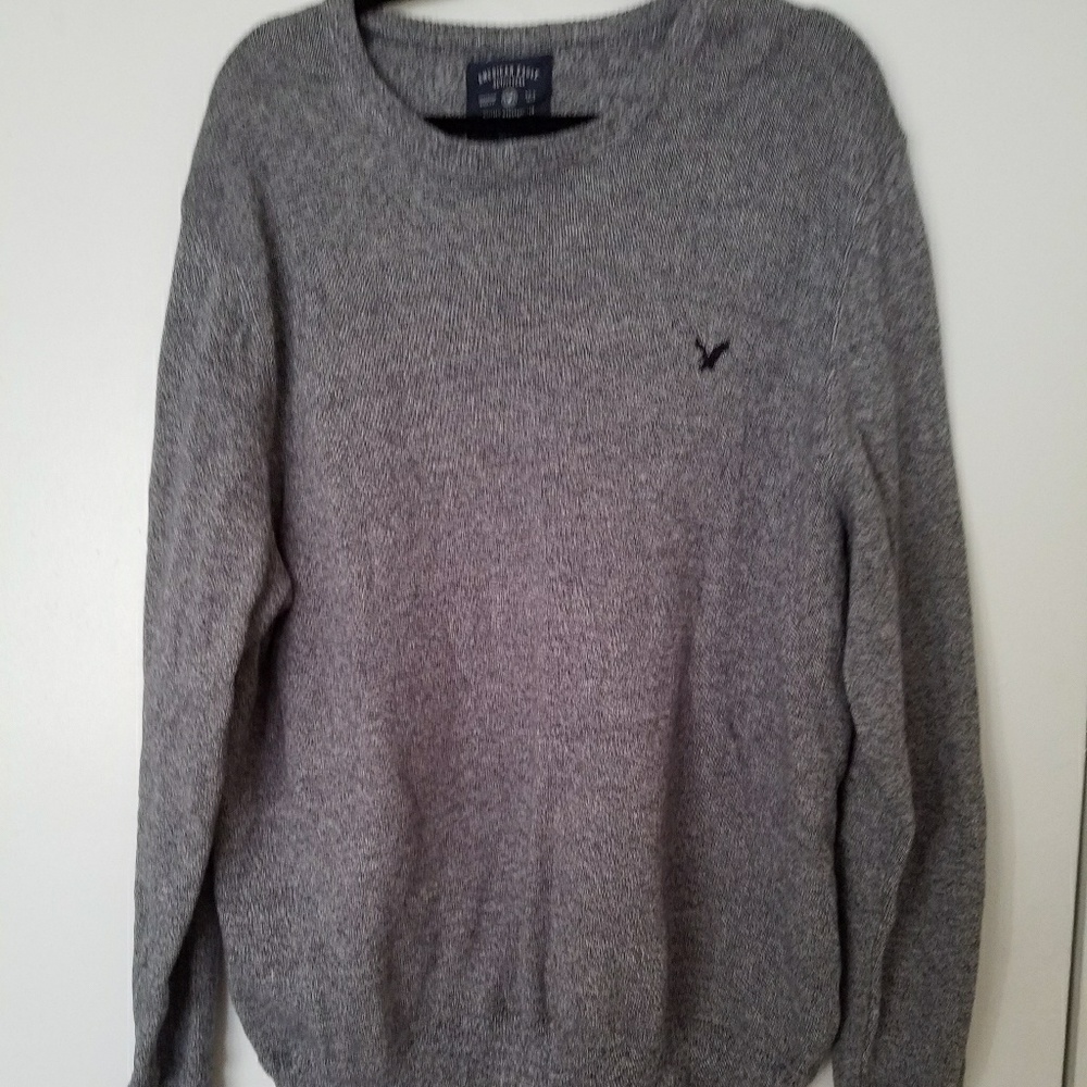 NWOT heather gray fine knit sweater