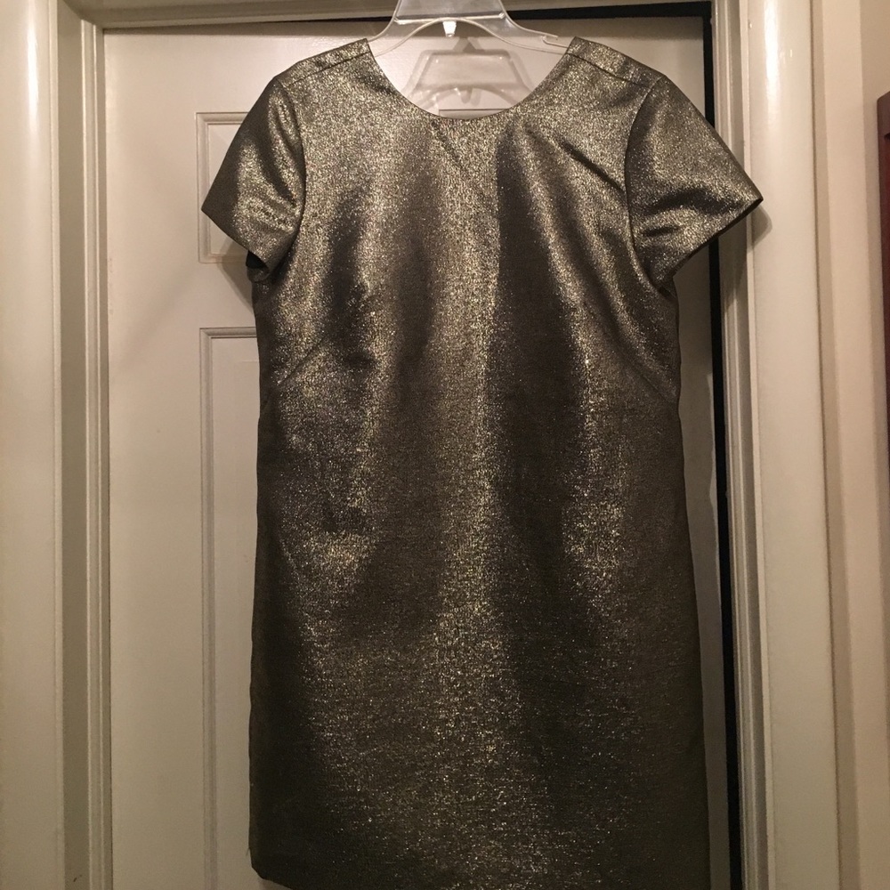Madewell gold dress