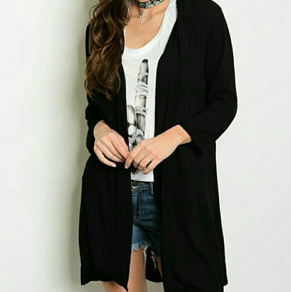 Black Cardigan - Picture 2 of 5