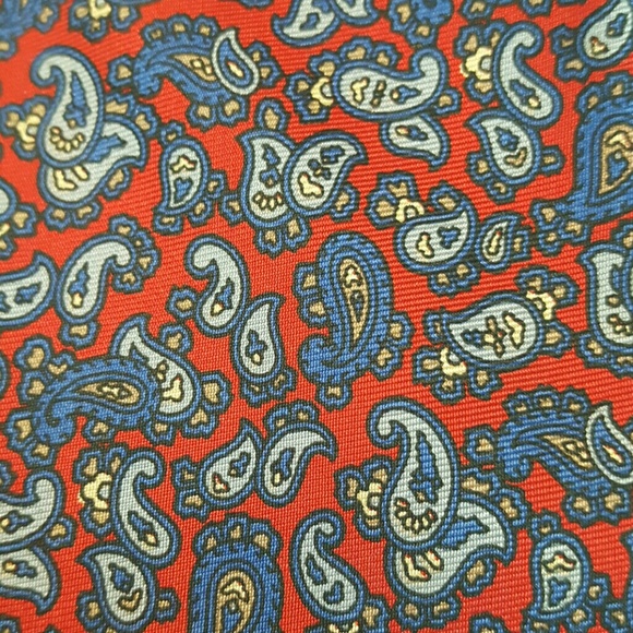 100% silk tie argyle print - Picture 2 of 2