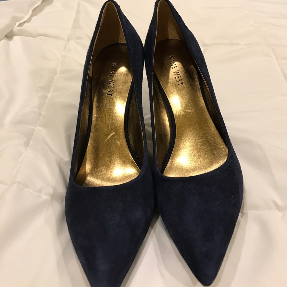 Nine West Blue Heels