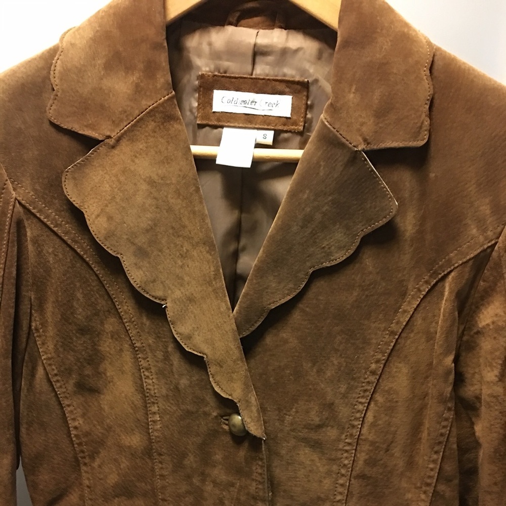 Coldwater Creek suede jacket