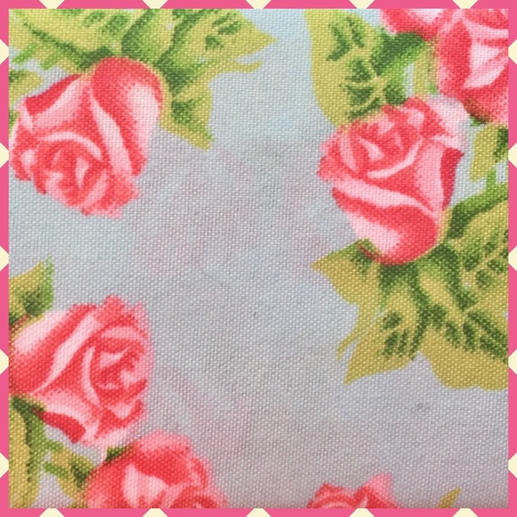 Betsey Johnson Aqua Floral Vine Queen Sheet Set - Picture 3 of 8