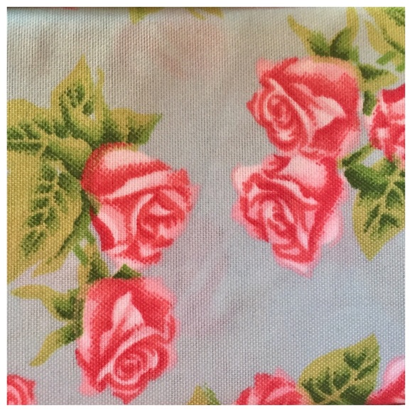 Betsey Johnson Aqua Floral Vine Queen Sheet Set - Picture 4 of 8