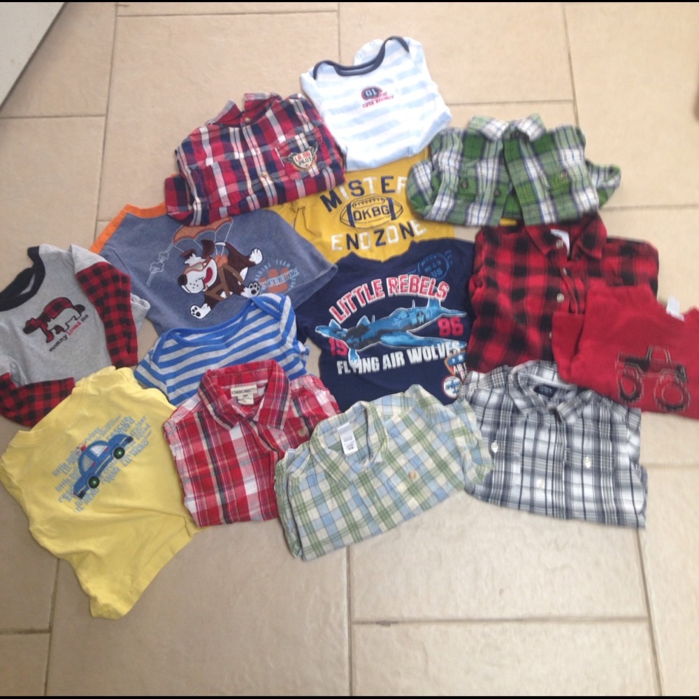 Last week posted Lot of 16 pieces 18m boys tops