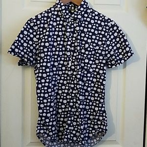 Forever 21 Cloud pattern button down