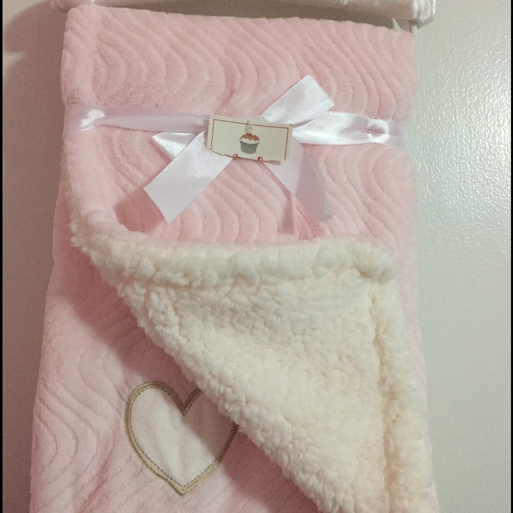 Pink plush Baby blanket