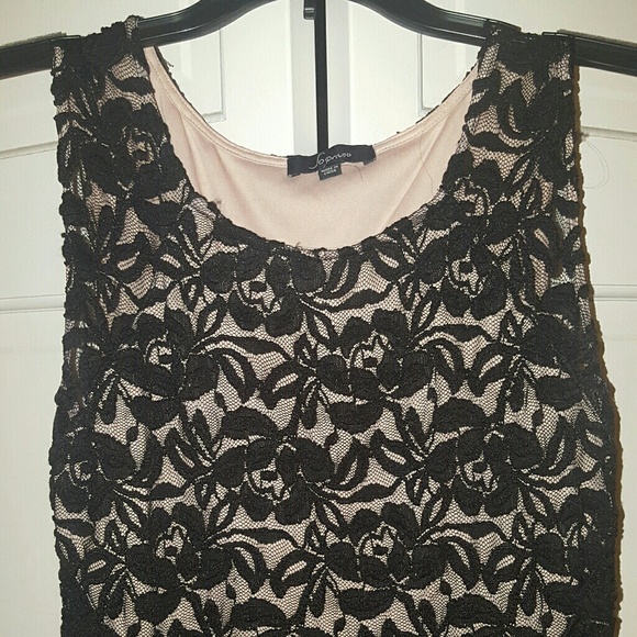 Black lace overlay dress! - Picture 2 of 4