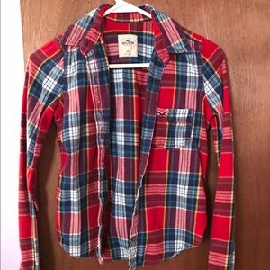 Hollister long sleeve flannel