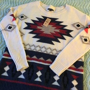American Eagle Aztec Sweater Size S