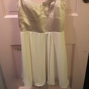 A flowy formal dress