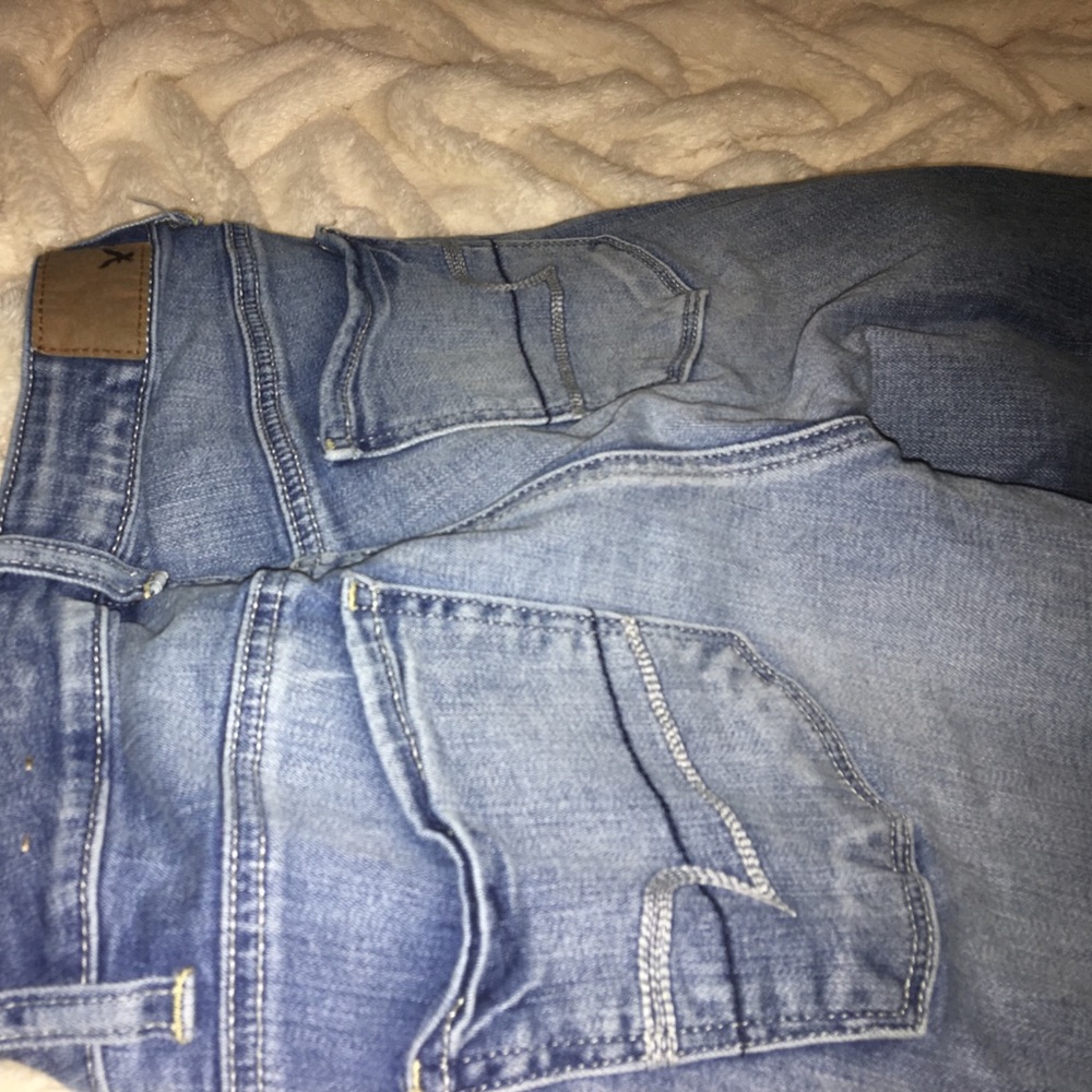 American eagle light wash skinny jeans