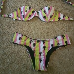 Pacsun cactus bikini
