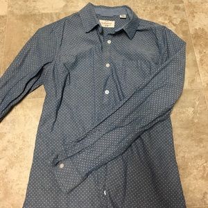 Polka dot chambray