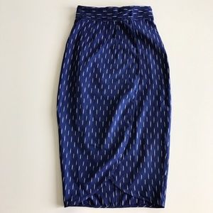 *NWOT* J. Crew Patterned Tulip Midi Skirt