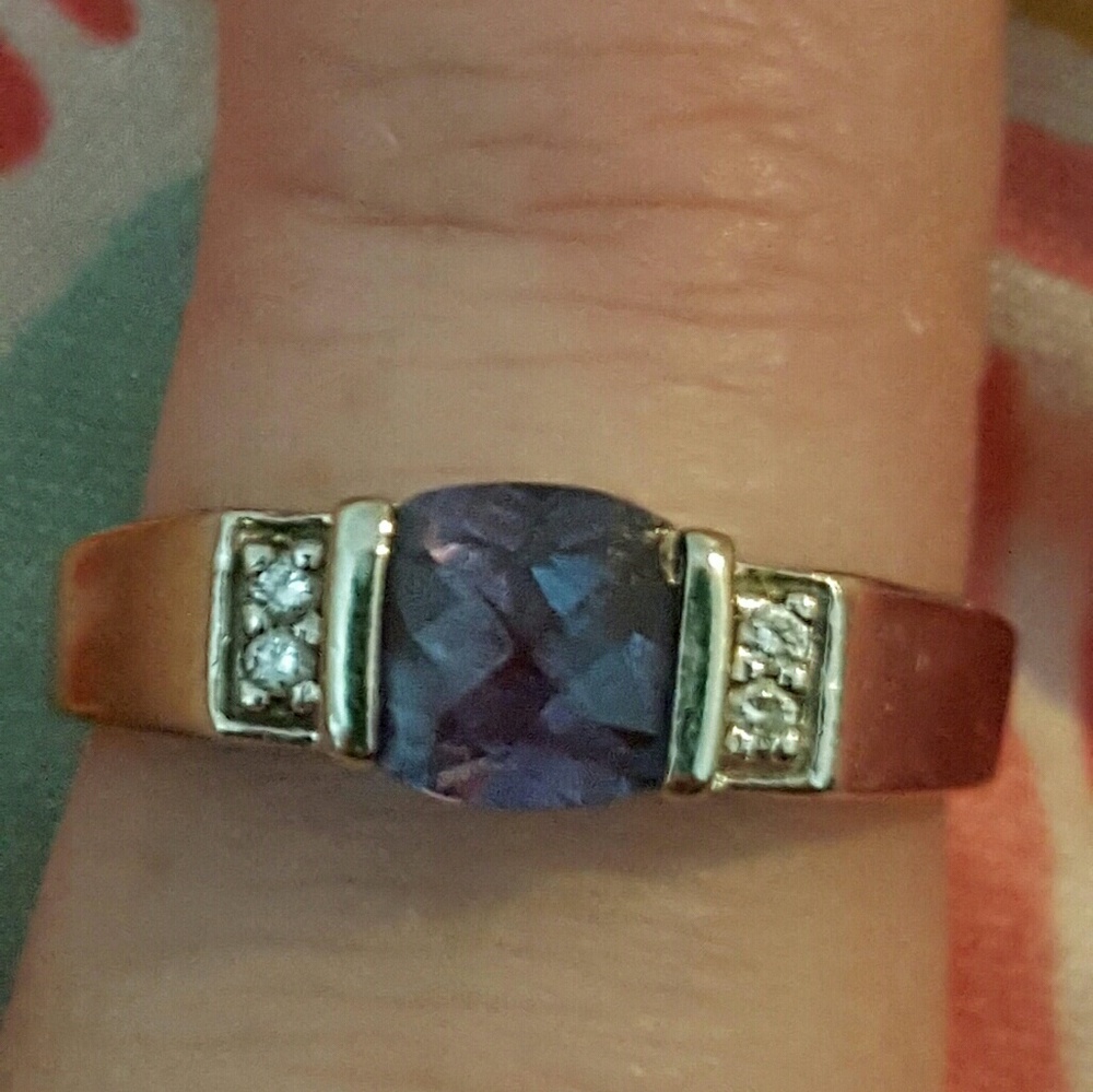 Alexandrite ring