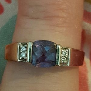 Alexandrite ring