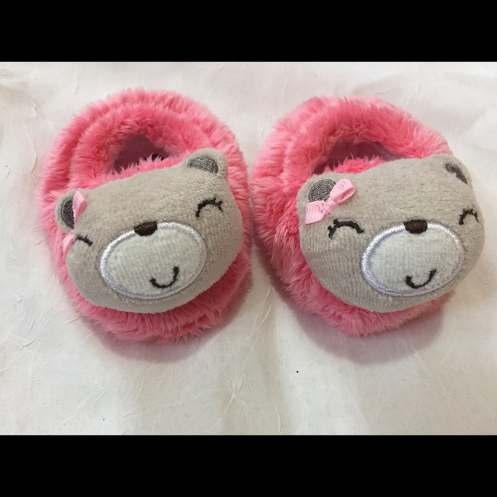 Gerber teddy bear slippers