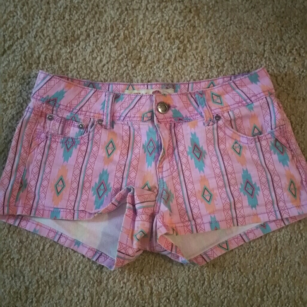 Hot pink shorts