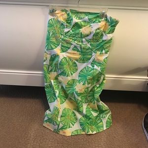 Lily Pulitzer strapless dress