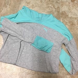 Mint/grey PUMA Sweatshirt