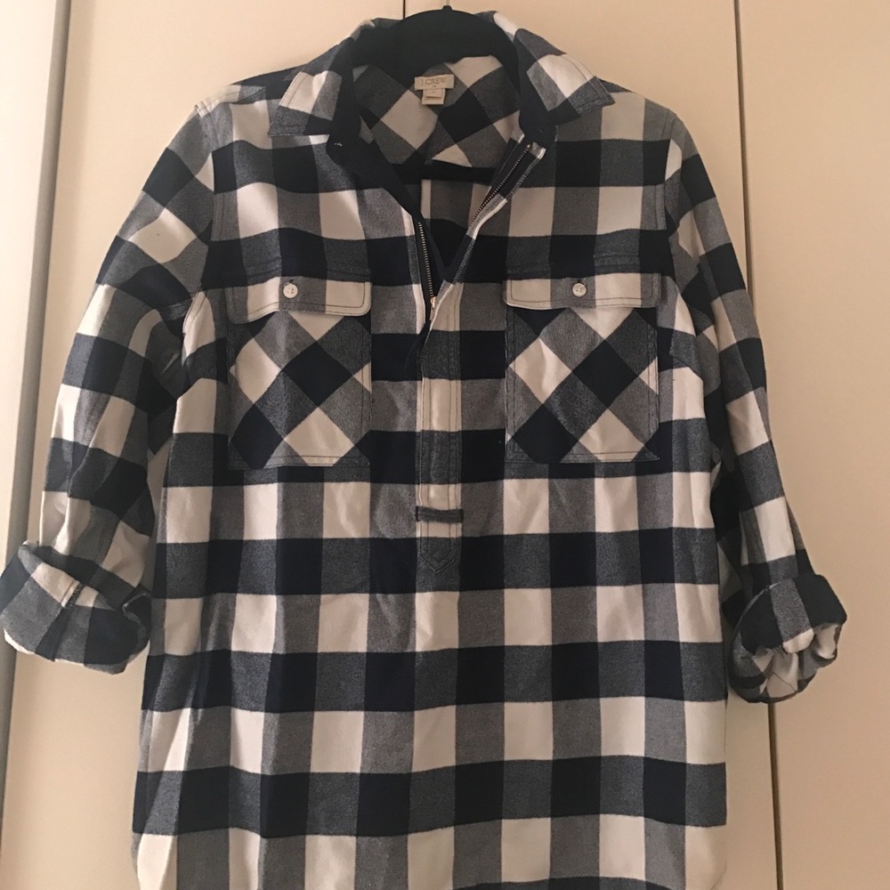 JCrew Oversized Flannel