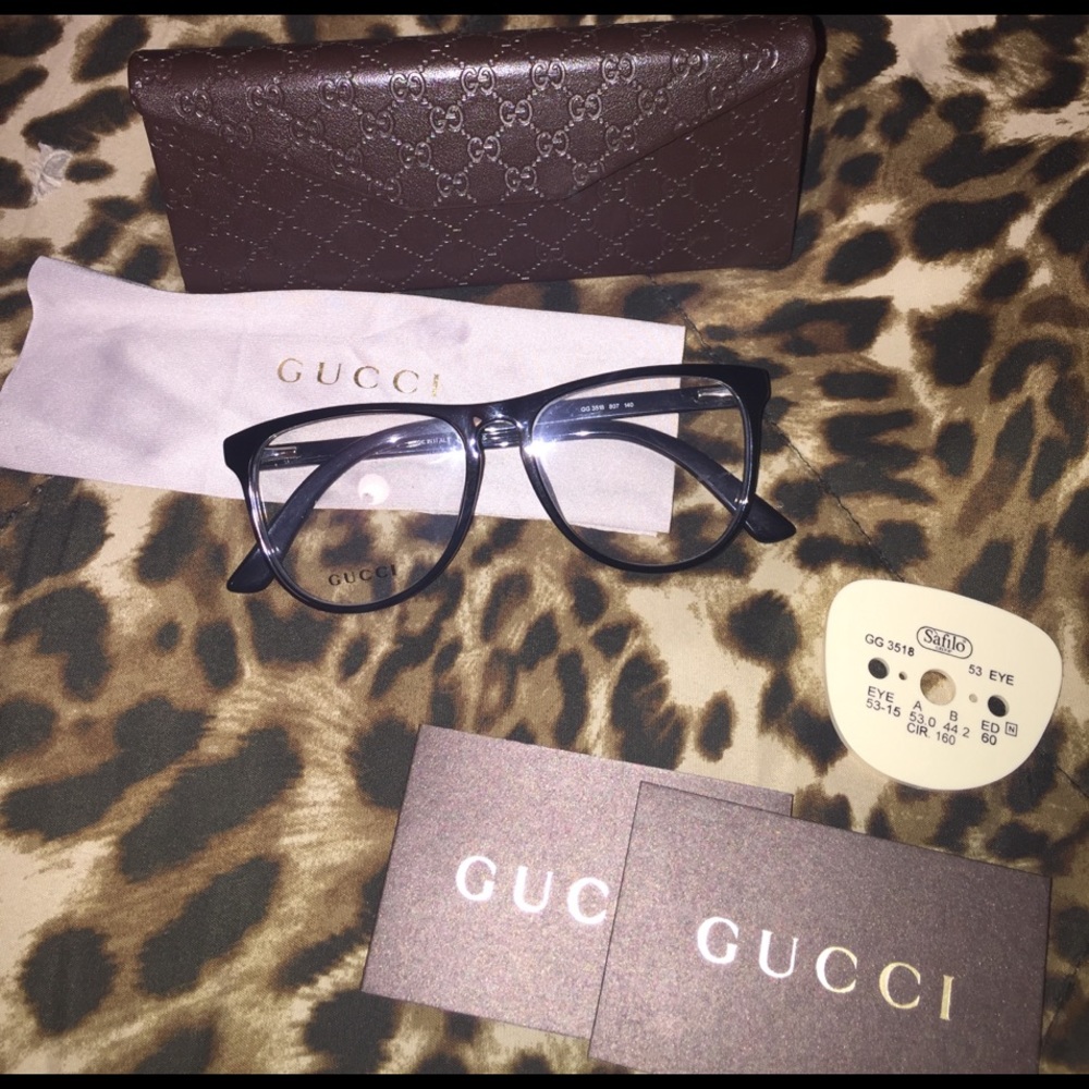 Authentic Gucci reading eyeglasses