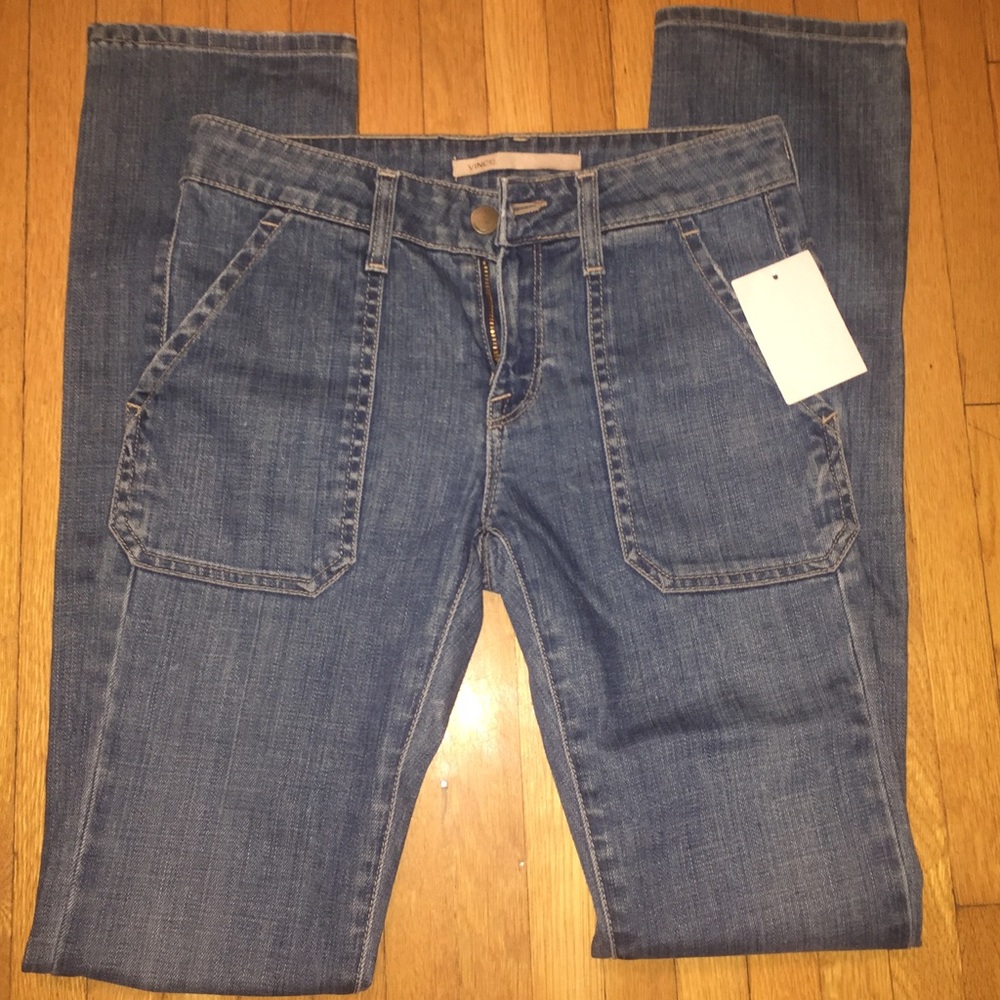 Blue Vince Jeans.