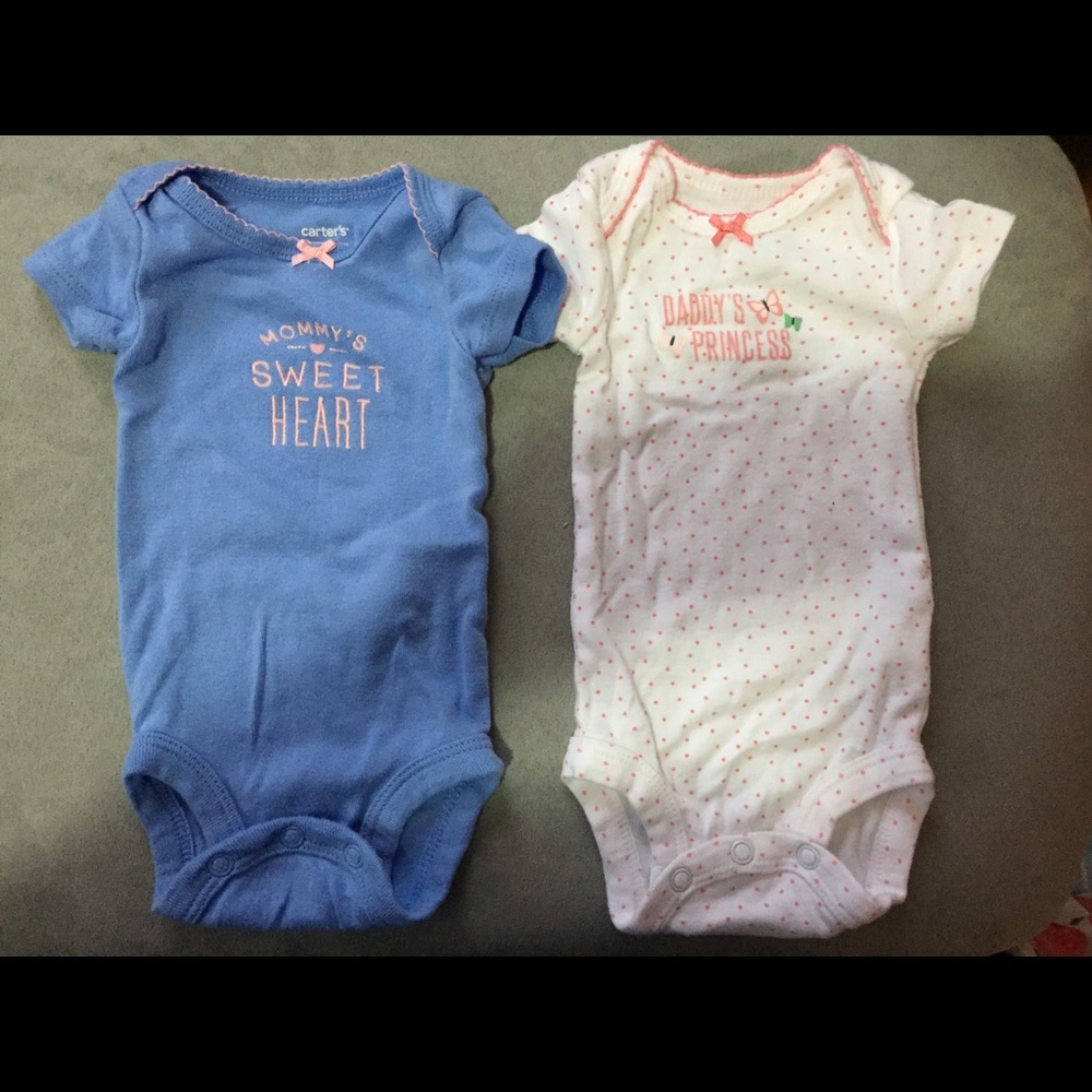 Carters 2 piece onesie set
