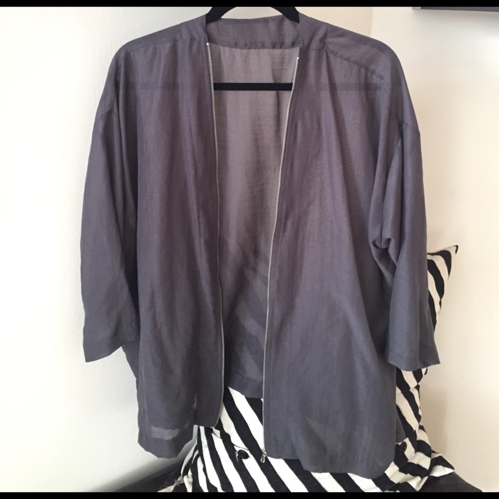 Lightweight Sheer Chiffon like Jacket