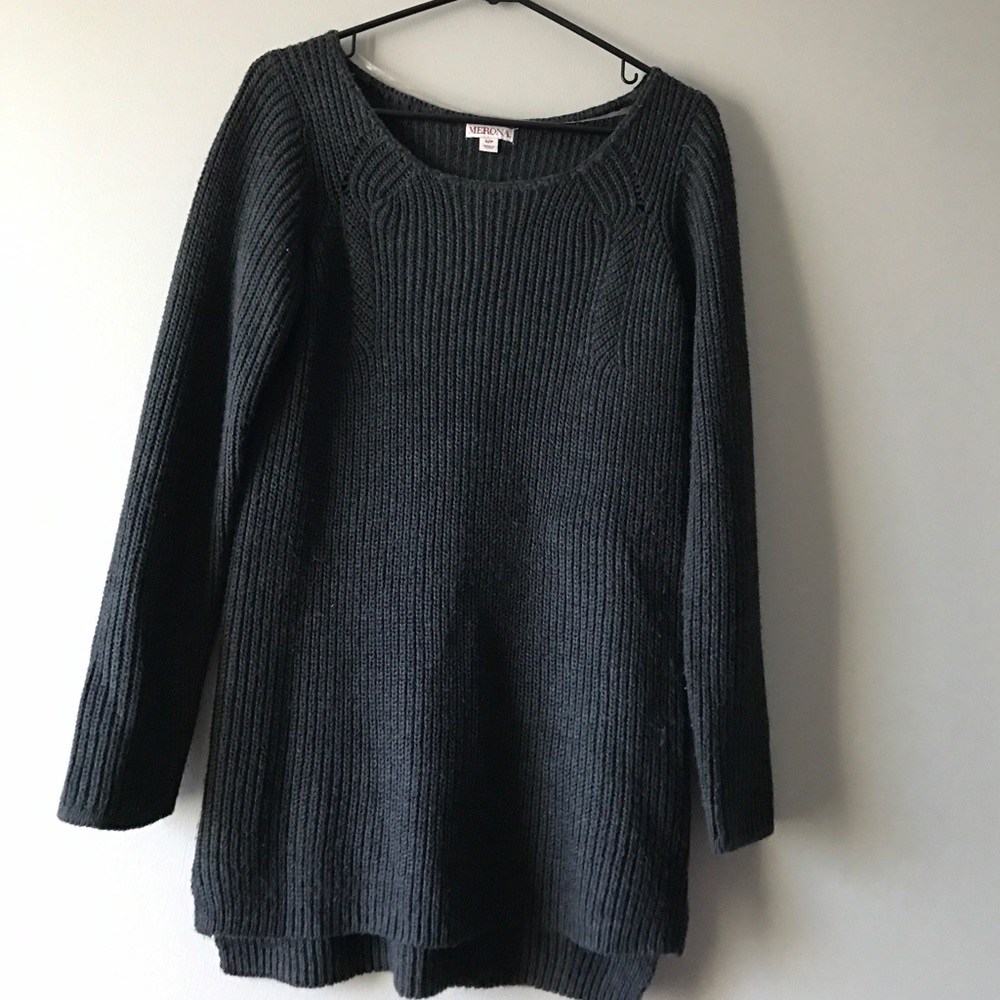 Grey oversized sweater