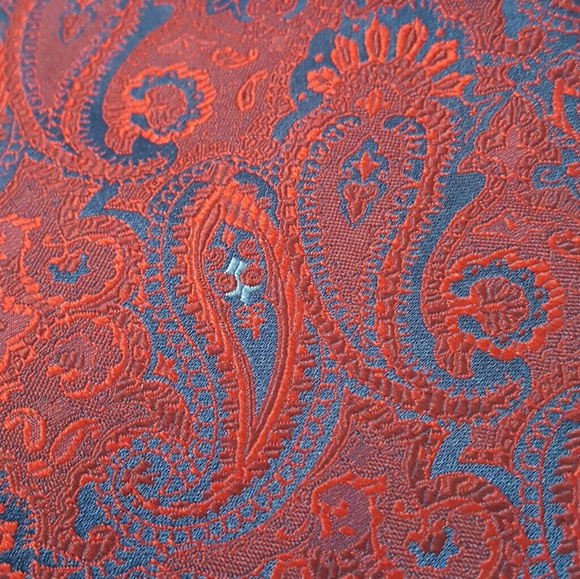 Tommy Hilfiger 100% Silk Tie argyle print - Picture 2 of 2