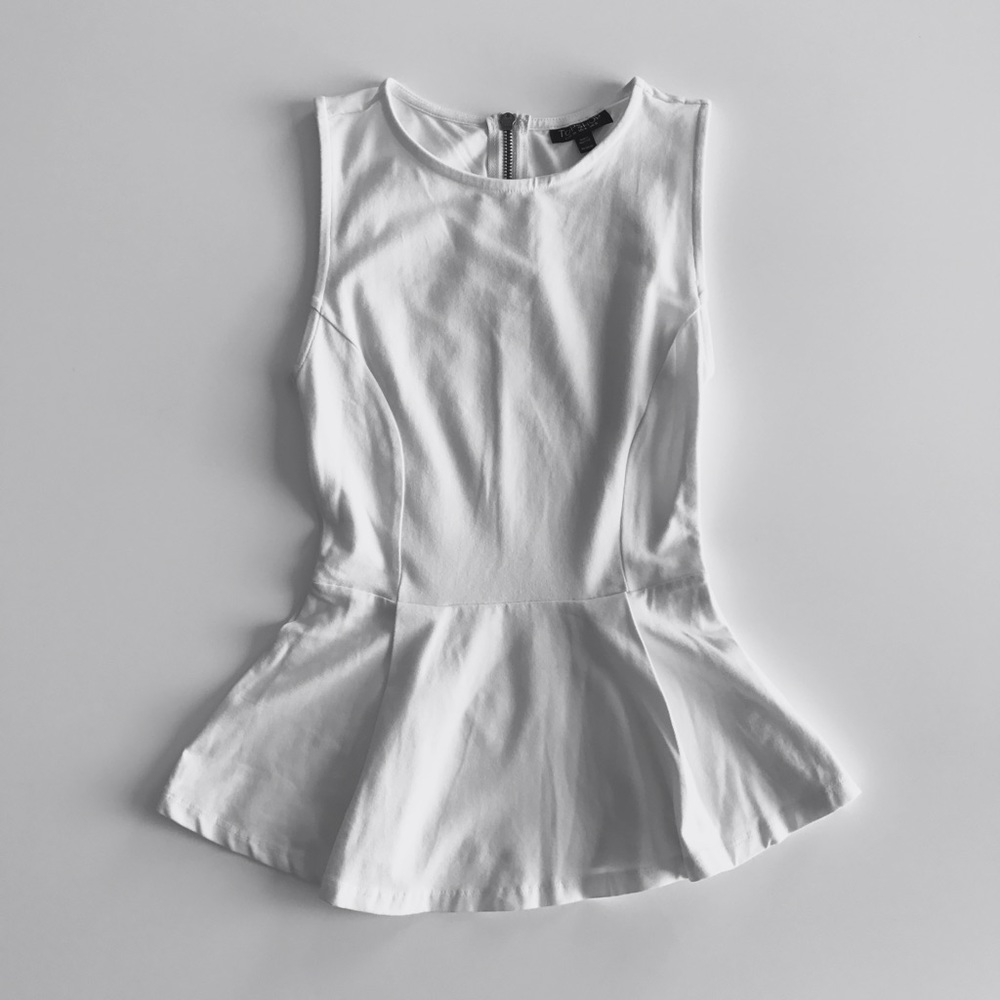 Topshop Peplum Top