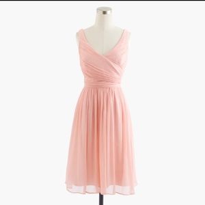 J.Crew Heidi Bridesmaid dress in Misty Rose