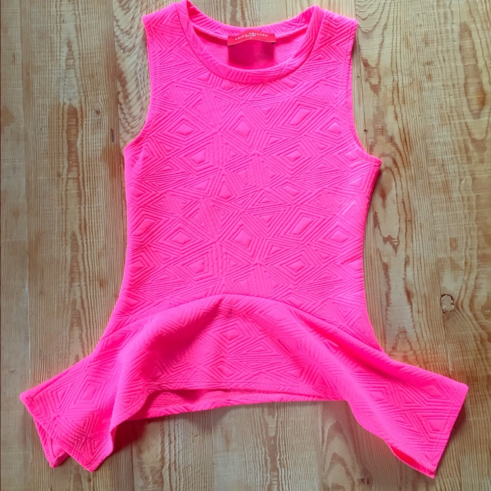 Akira Neon Pink Tank - Flair Bottom