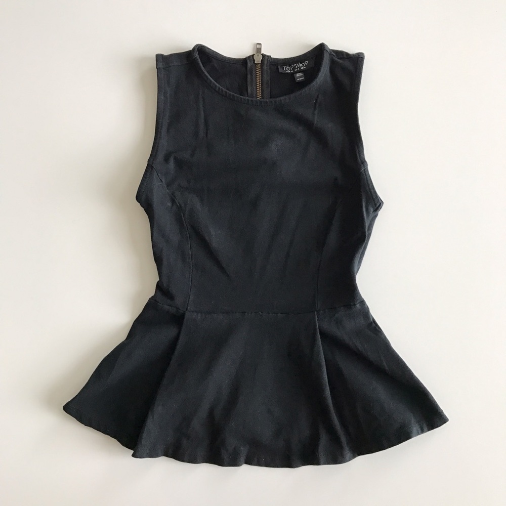 Topshop Peplum Top