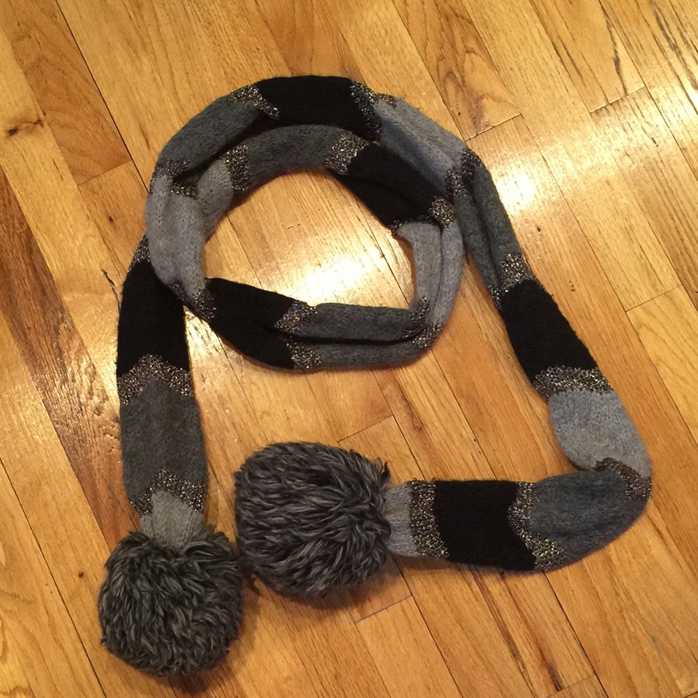 Juicy Couture Striped Scarf RARE